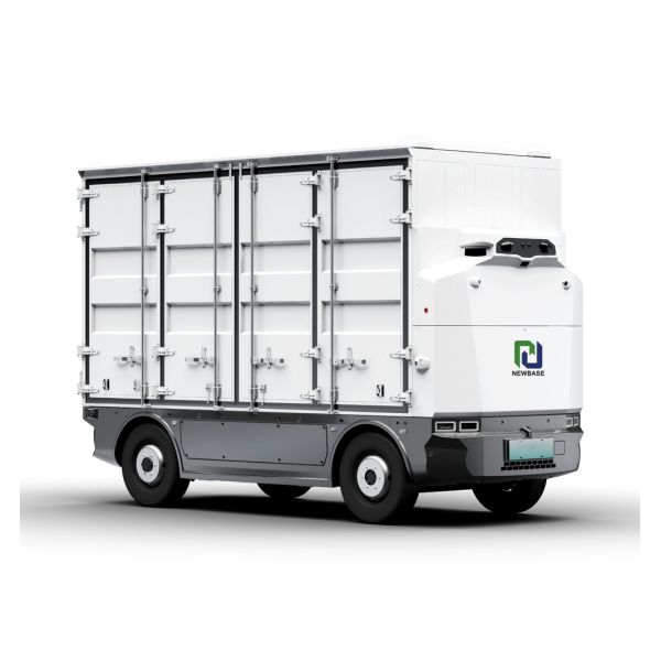 NEWBASE Z8 MAX Series L4 Autonomous Robovan with 210 km Maximum Range 1450 kg Load Capacity and 10 m³ Cargo Box Volume