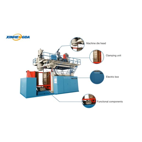 IKV Design Fully Automatic Hdpe Plastic Blow Molding Machine 1000L 4Layer