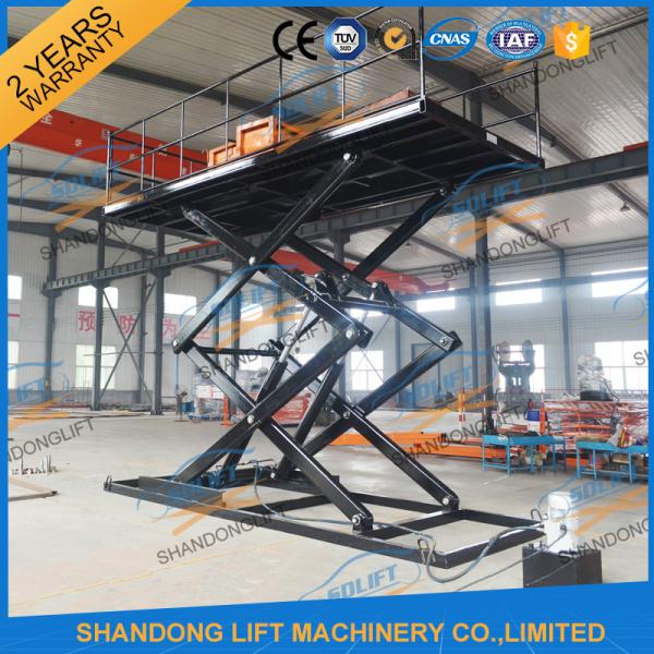 CE TUV SGS Hydraulic Scissor Car Lift Scissor Car Parking Lift for Home Garage