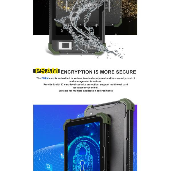 8 дюймовый RK3399 Промышленный прочный планшетный ПК IP65 водонепроницаемый