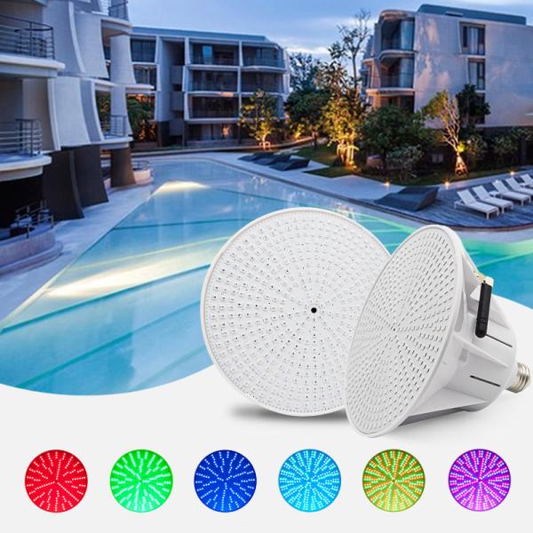 120V 12V LED Pool Light Bulb E26 Screw Color Changing Pool Light Bulb With Remote Control