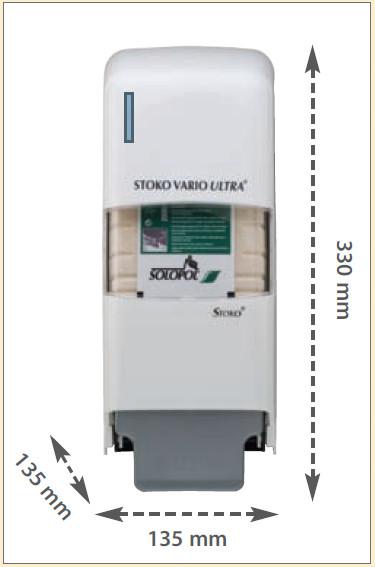 Stoko Vario Ultra Plastic Housing Hand Soap Dispenser For Shower Room