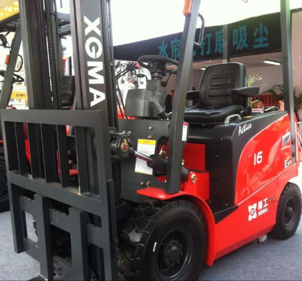 Electric AC Motor Battery Powered Forklift 2 Ton Capacity Safety Design