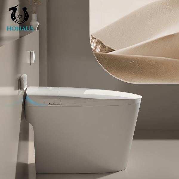 S-Trap Drainage Pattern Smart Intelligent Commode With Digital Display Screen