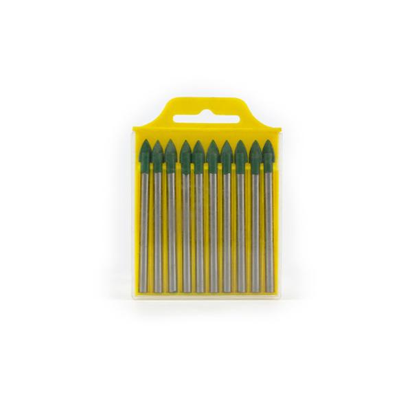 Хвостовик треугольника карбида вольфрама буровых наконечников фарфора GreenMetal кафельный