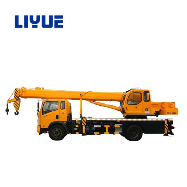 Construction Hydraulic Truck Crane 8 Ton With Telescopic Straight Boom