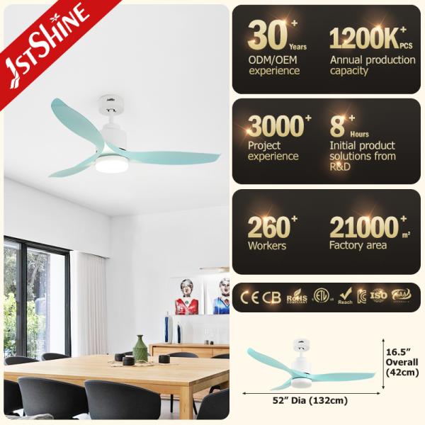 Фантастическая спальня с низким уровнем шума потолочный вентилятор энергосберегающий 3 скорости выбор