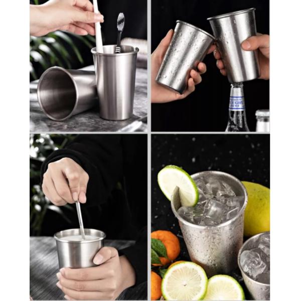 400ml 500ml Thermal Vacuum Insulated Bulk Stainless Steel Tumblers Mugs For Coffee Milk Beer