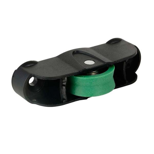 Egypt Market Hot Sales Single V Shape Nylon Pulley Wheel Plastic Housing Sliding Door Roller with 50kg Load Capacity