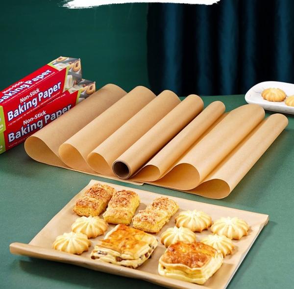 Custom Printed Baking Sandwich Hamburger Bread Coated Silicon Burger Patty Butcher Freezer Wrapping Parchment Paper