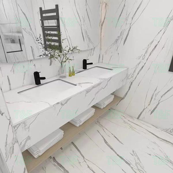 стена Bathroom дома плитки пола фарфора мрамора 60x120cm белые Matt современные и плитка пола