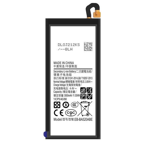Original Capacity Rechargeable Battery for Samsung A5 2017 A520F SM-520F EB-BA520ABE