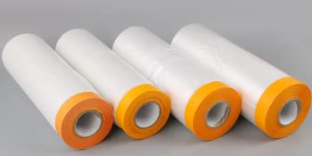 Automotive Roll Masking Film set, Painting Tray kit, Pre-Taped, Sheeting Covering, Car Furniture Protection Cover