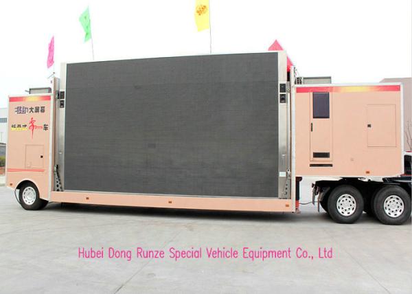 Professional LED Billboard Truck With Lifting System For Outdoor Advertising