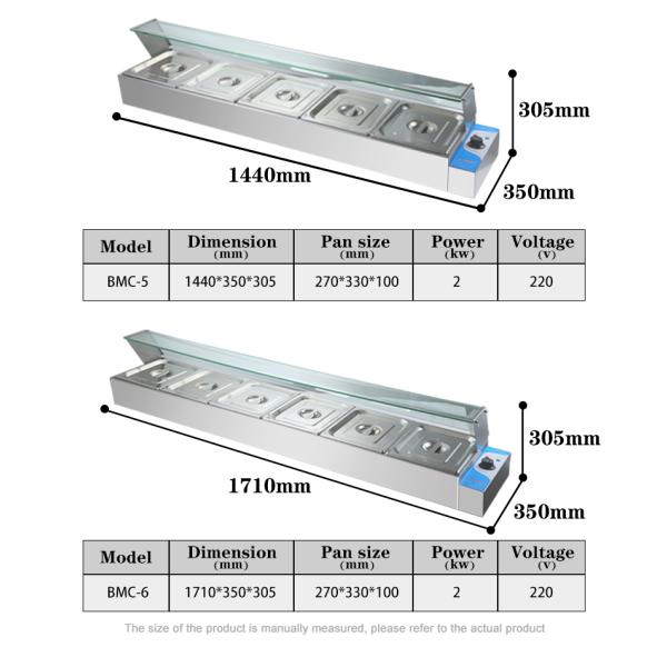 Стеклянная крышка Электрический отапливатель для пищи