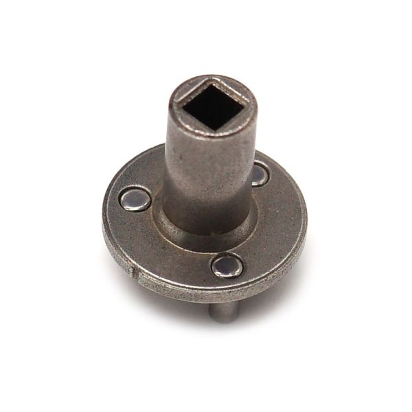 CNC Machined Steel Flange Coupling Component – Round Base with Locating Dowel