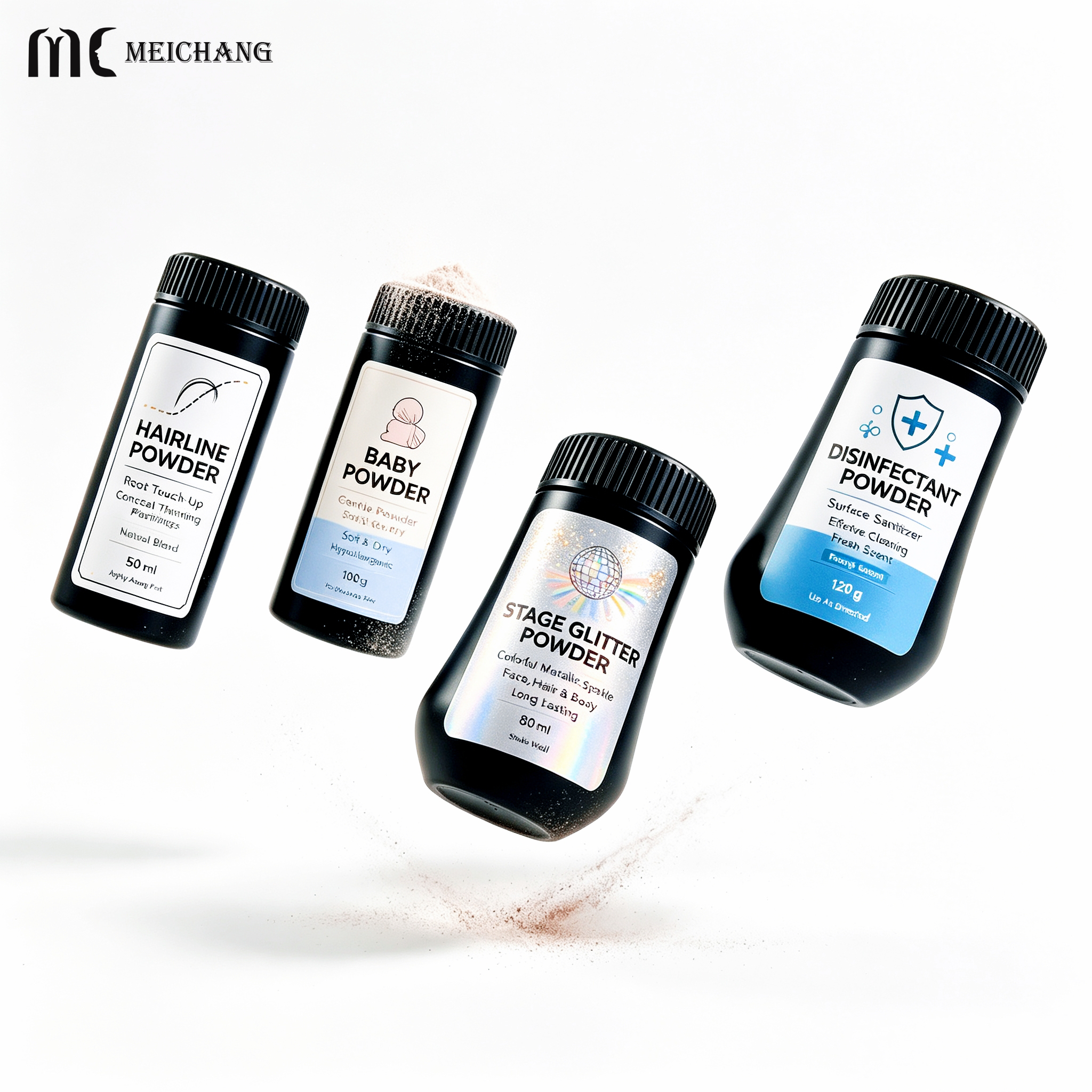 60g/100g Custom Mini Black Powder Shaker Bottle (MC-1510)