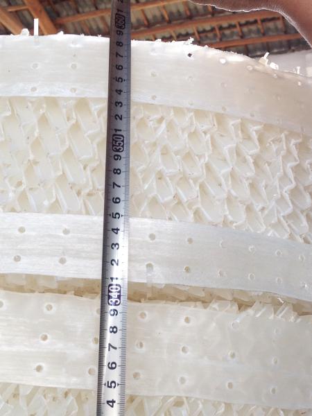 PP PTFE Plastic Wire Mesh Structured Packing 350Y For Chemical Scrubber