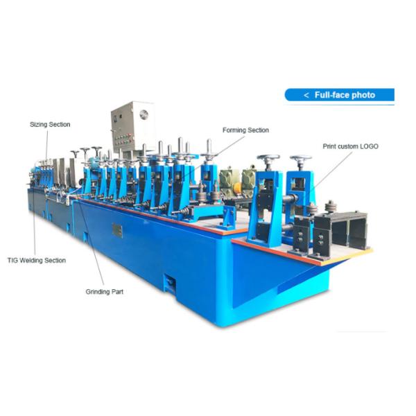 Автоматические 0.4-2.5mm SS вокруг трубы делая мельницу трубки 4.8T металла машины