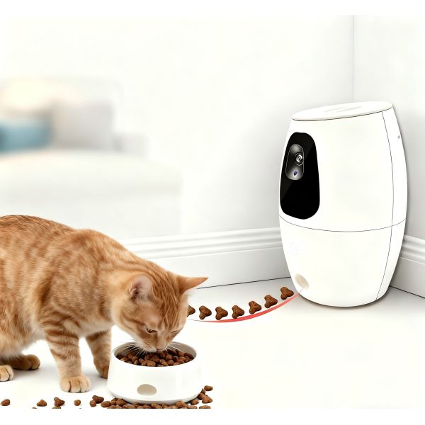 Smart Pet Feeder Automatic Timed Remote Control Stainless Steel Eco-Friendly for Dogs Premium Dog Food Dispenser Vet Services