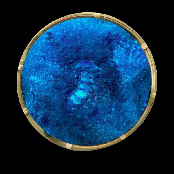 Colored Dope Dyed Polyester Staple Fiber Semi Dull / Full Dull / Bright Pattern Optional