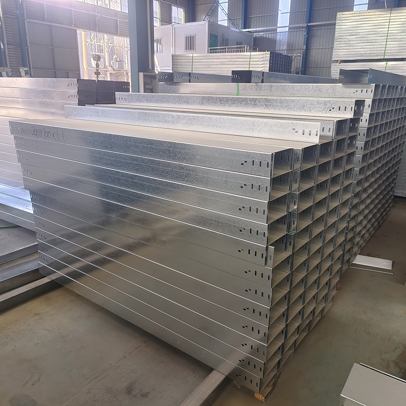 Adjustable Width Slotted Cable Tray Telescopic Steel Trunking for Variable Cable Routing