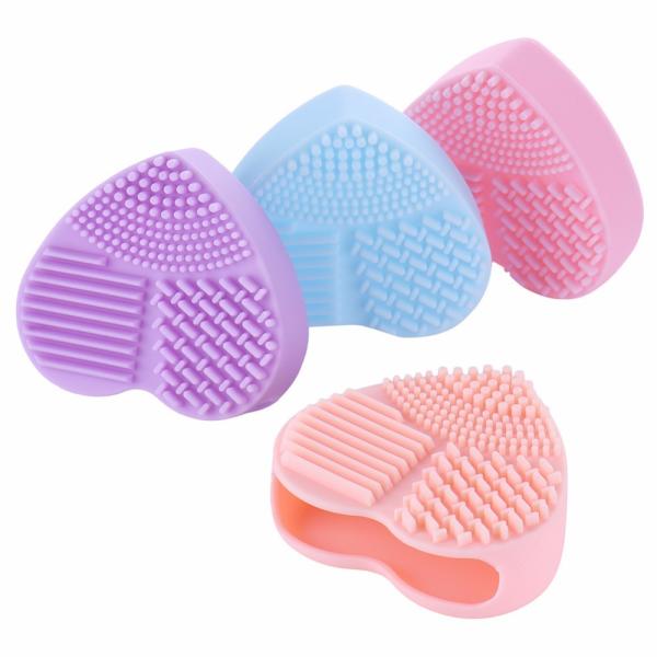 Plastic Handle Silicone Makeup Tool Durable And Comfortable With Humanized Design