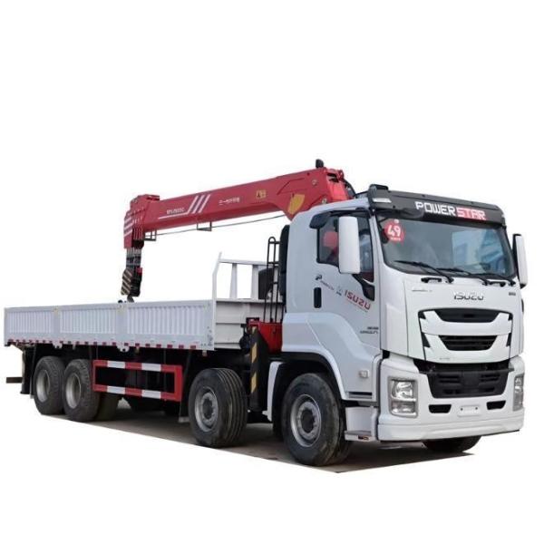 Effortless 8X4 16t Hydraulic Straight Boom Truck Mounted Crane Mobile Crane Truck