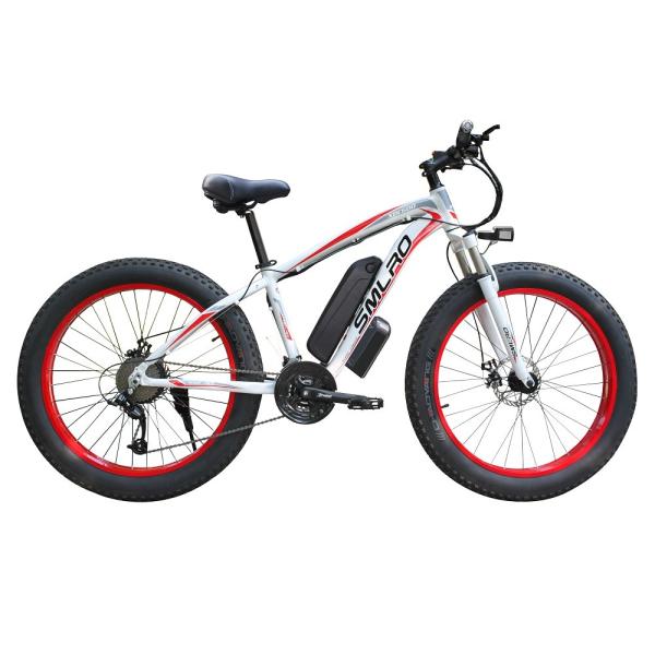 XDC600 Fat Tire Electric Mountain Bike 48V With Mechanical Disc Brake