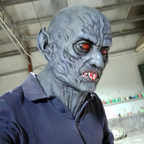 Latex Material Creepy Masks One Size Fit Most for Halloween Costume Parties and Themed Events