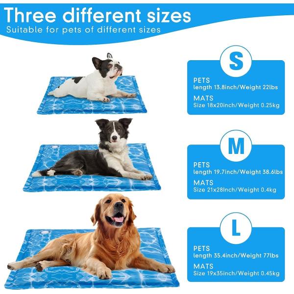 Cooling Mat for Dogs Water Injection Cooling Mats Cooling Bed Mats,Self Cooling Pet Dog Cool Mat Pads for Dogs Cats
