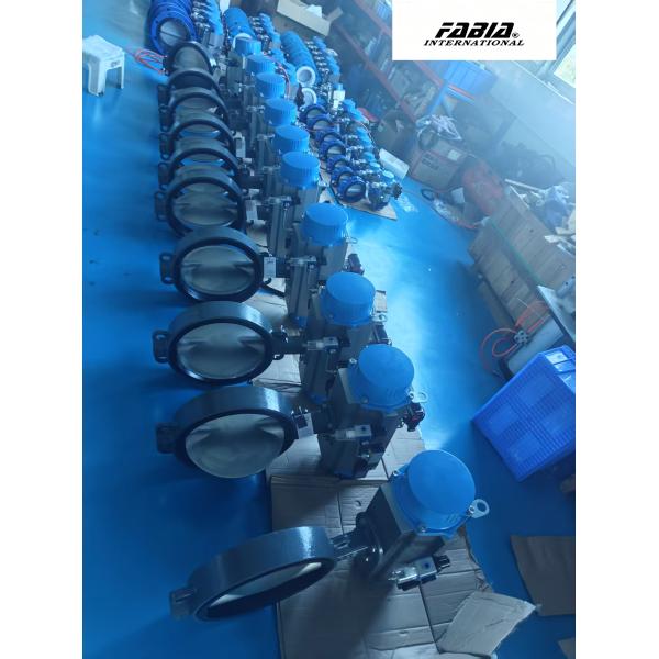  Pneumatic  Butterfly Valve CLAMP STAINLESS STEEL 304