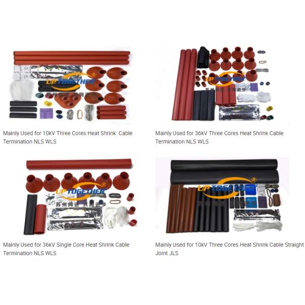 Durable Heavy Wall Tubing , Heat Shrinkable Stress Control Tubing ID 30 - 85MM