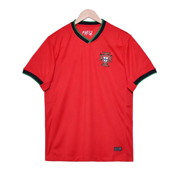 2024 Portugal Home Fan Edition Football Jersey Groupe personnalisé