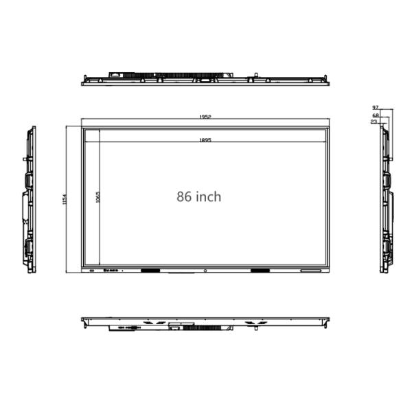 86 inch Interactive Flat Panel Touch TV Smart Boards（Entry-level）