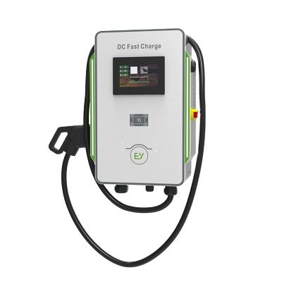 30kW Fast SmartDC EV Charger with 50Hz±10Hz Grid Frequency and Leakage Protection Switch