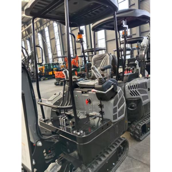 Mini-pelle 3,5 tonnes avec petite cabine, chenilles, excavatrice hydraulique domestique 18,5 kW