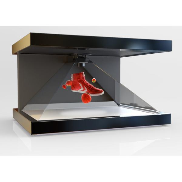 55" дисплей 110-240В виртуального игрока рекламы пирамиды Холограм голографическ