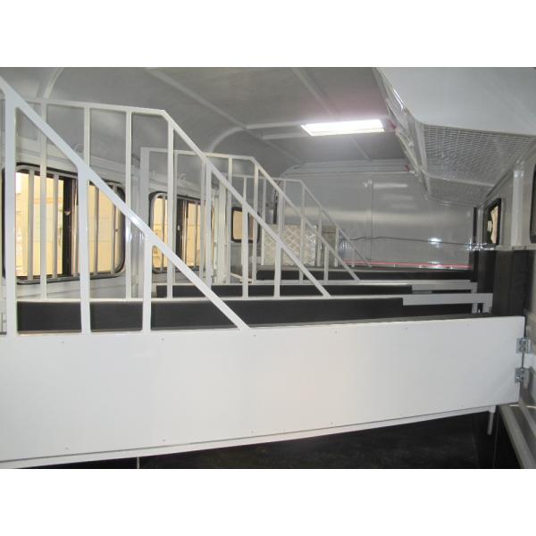 Chinese two horse trailer for sale,3 horse angle load trailer manufacturer