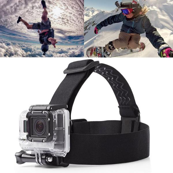 Adjustable Harness  Action Camera Accessories   Elastic anti-slip Head Strap Mount for  GoPro Hero SJCAM AKASO Xiaoyi Yi 4k DJI