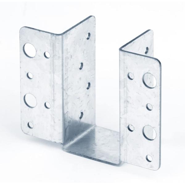 Galvanised Steel Mini Joist Hangers Timber To Timber 47mm 14 Gauge For Decking Pergola Garage