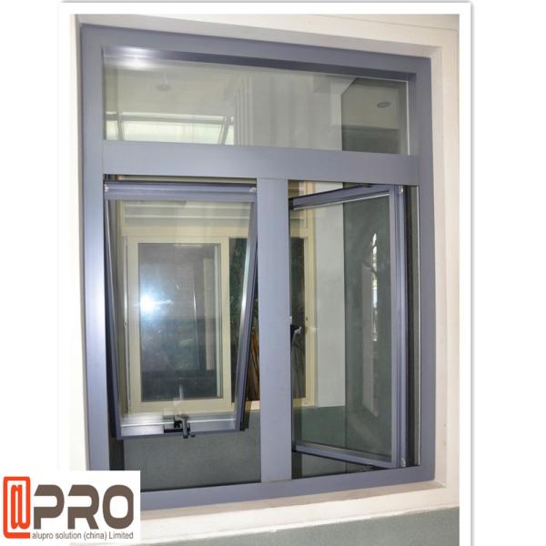 6063-T5 Profile Aluminum Casement Windows With Double Glazing Customized Size aluminium bifold windows