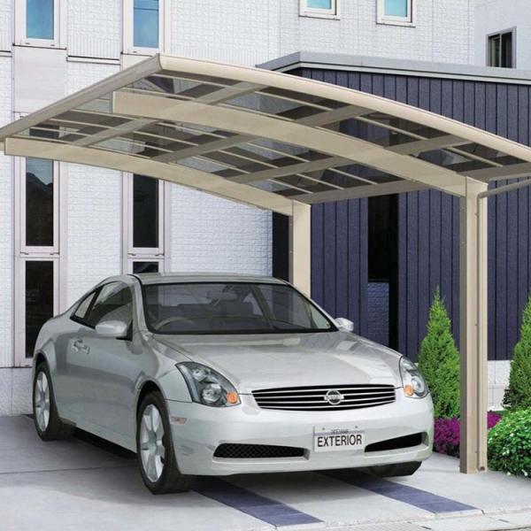 Customized Size Powder Coating Residential Aluminum Polycarbonate Carport