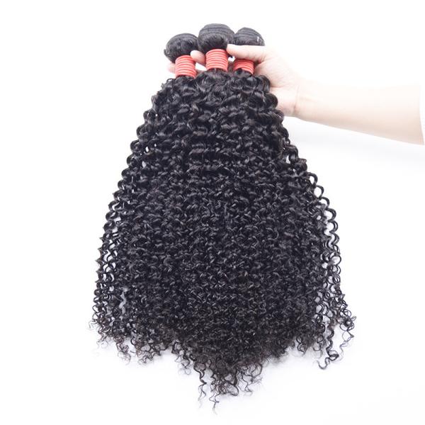 Full Cuticle 100%Virgin Human Hair Weave Kinky Curly Hair Bundle No Tangle