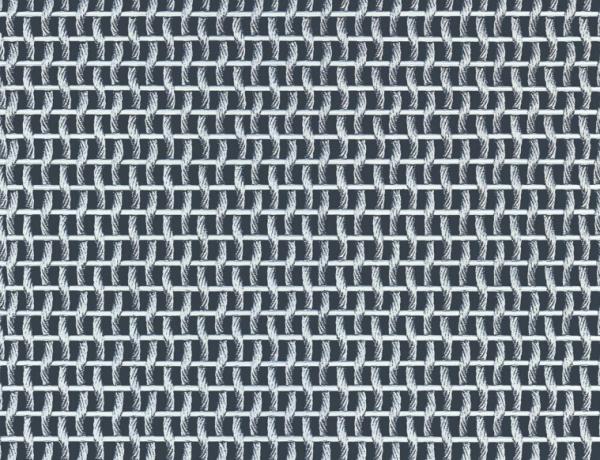 GKD Baltic  Material:stainless steel  Cable:diameter 2.5mm weft wire:diameter 2mm cable pitch:6mm weft wire pitch:8mm Thickness:5.5mm Open area:43.00%
