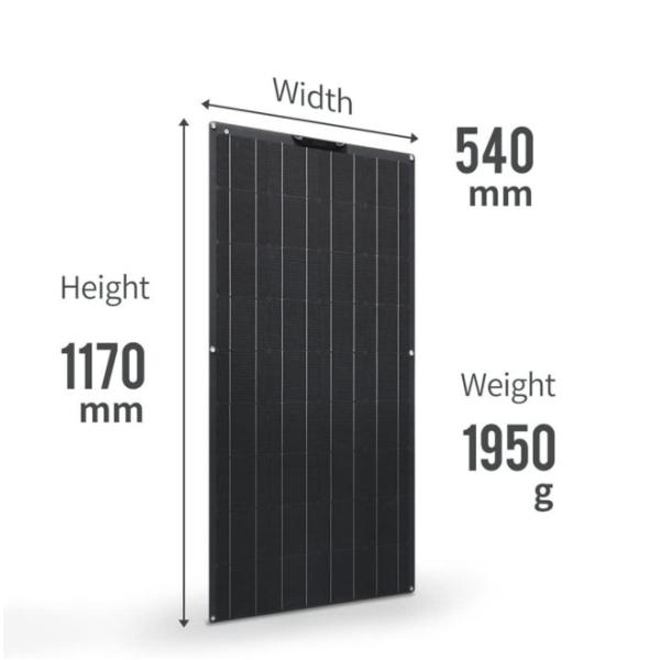 Гибкий солнечный панель без сети 150w 18V