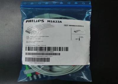 PHILIP M1623A Consumíveis de dispositivos médicos, 5 Cabo de ECG de chumbo 989803104511