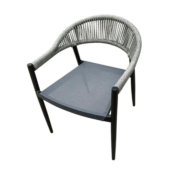 Custom Garden Modern Metal Outdoor Dining Chair for Outdoor Entertaining