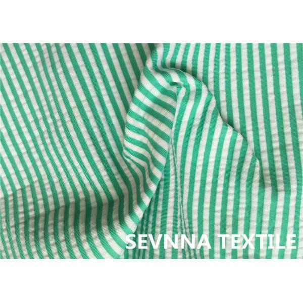 Tela elástica de Spandex del traje de baño que hace punto, tejido de poliester microbiano anti para el traje de baño