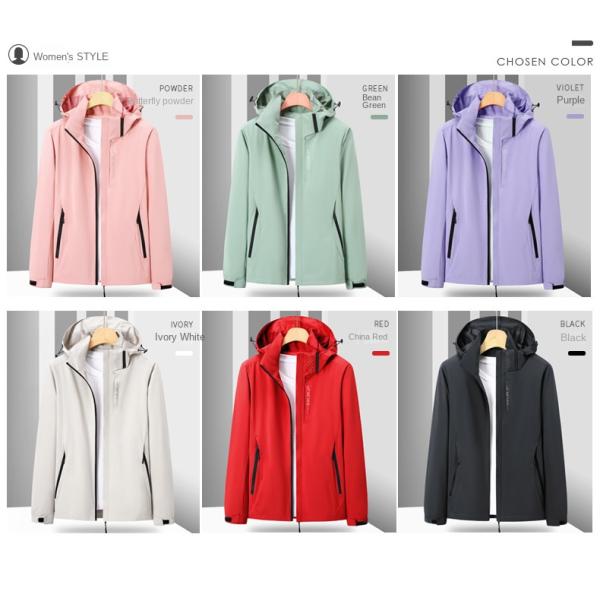 Regular Length Men's Windbreaker Jacket for Spring and Autumn XMAMLON Custom Clothing